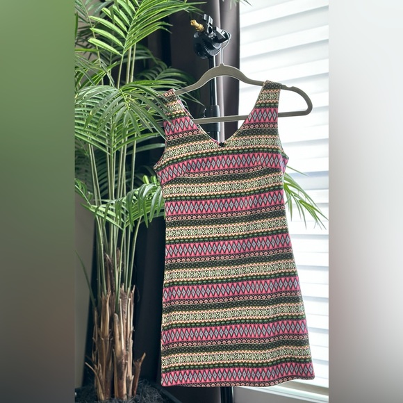 Pink Aztec Dress, Size XS-S - Picture 2 of 4